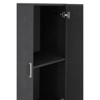 Black Faux Shark Skin Small Cabinet | Pacific