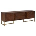 Acacia Wood Effect Media Unit | Brando