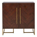 Acacia Wood Effect Drinks Cabinet | Brando