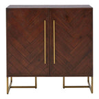 Acacia Wood Effect Drinks Cabinet | Brando