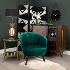 Acacia Wood Effect Drinks Cabinet | Brando