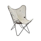 Black and White Cowhide Butterfly Chair | Buffalo