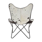 Black and White Cowhide Butterfly Chair | Buffalo