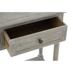 Grey Wash Wooden 2 Drawer Rectangular Console Table | Heritage