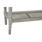 Grey Wash Wooden 2 Drawer Rectangular Console Table | Heritage