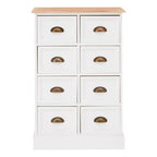 White 8 Drawers Chest | Austin