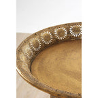 Gold Finish Folding Tray Table | Reza
