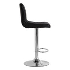 Black Faux Leather Bar Chair | Tara