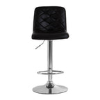 Black Faux Leather Bar Chair | Tara