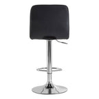 Grey Faux Leather Bar Chair | Tara