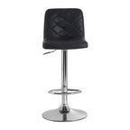 Grey Faux Leather Bar Chair | Tara