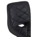 Grey Faux Leather Bar Chair | Tara