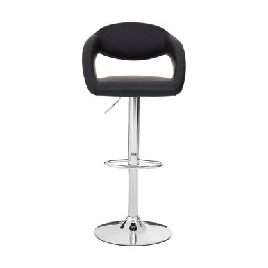 Black Faux Leather Bar Chair | Taylor