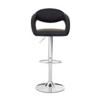 Black Faux Leather Bar Chair | Taylor