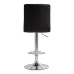 Black Faux Leather Bar Chair | Tavor