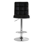 Black Faux Leather Bar Chair | Tavor