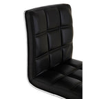 Black Faux Leather Bar Chair | Tavor