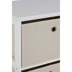 2 Natural Fabric Drawers Cabinet | Lindo