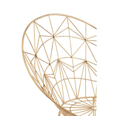 Gold Frame Occasional Chair | Templar