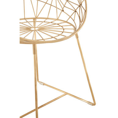 Gold Frame Occasional Chair | Templar