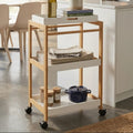 3 Tier Rectangular Storage Trolley | Nostra