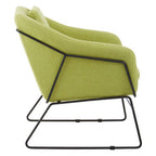 Green Fabric Modern Accent Chair | Stockholm