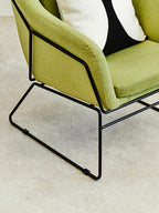 Green Fabric Modern Accent Chair | Stockholm