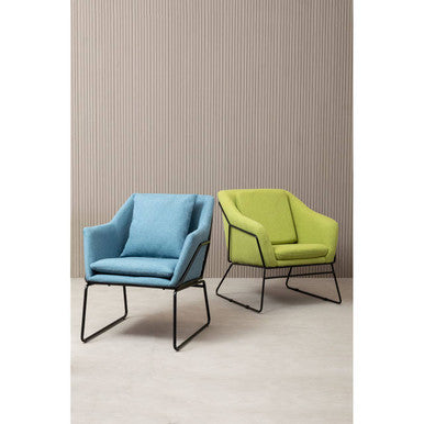 Green Fabric Modern Accent Chair | Stockholm