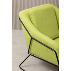Green Fabric Modern Accent Chair | Stockholm