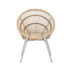 White Washed Natural Rattan Chair | Lagom