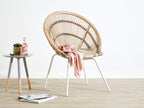 White Washed Natural Rattan Chair | Lagom