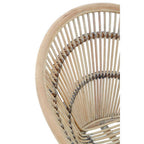 White Washed Natural Rattan Chair | Lagom
