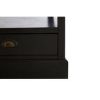 Black Rectangular Storage Coffee Table with Drawers | Virginia