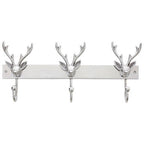 Stag Head 3 Hook Wall Mounted Hanger | Arris