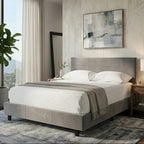 Napoli Grey King Bed