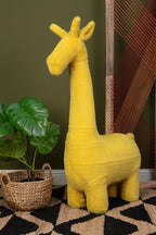 Kids Yellow Giraffe Animal Stool | Jungle Safari