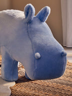 Kids Blue Hippo Animal Stool | Jungle Safari