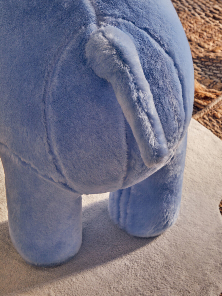 Kids Blue Hippo Animal Stool | Jungle Safari