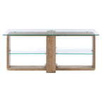 2 Tier Glass Media Unit | Barton