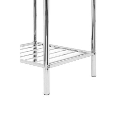 5 Tier Chrome Shelf Unit with Basket | Dara
