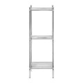 3 Tier Chrome Metal Shelf Unit | Dara