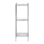 3 Tier Chrome Metal Shelf Unit | Dara