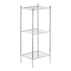 3 Tier Chrome Metal Shelf Unit | Dara