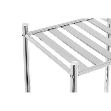 3 Tier Chrome Metal Shelf Unit | Dara