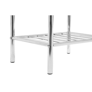 3 Tier Chrome Metal Shelf Unit | Dara