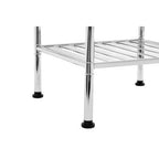 3 Tier Chrome Shelf Unit with Rubber Feet | Micah