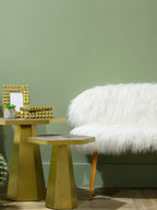 Sofa with Gold Finish Legs, Sienna