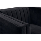 Black Velvet Chair | Farah