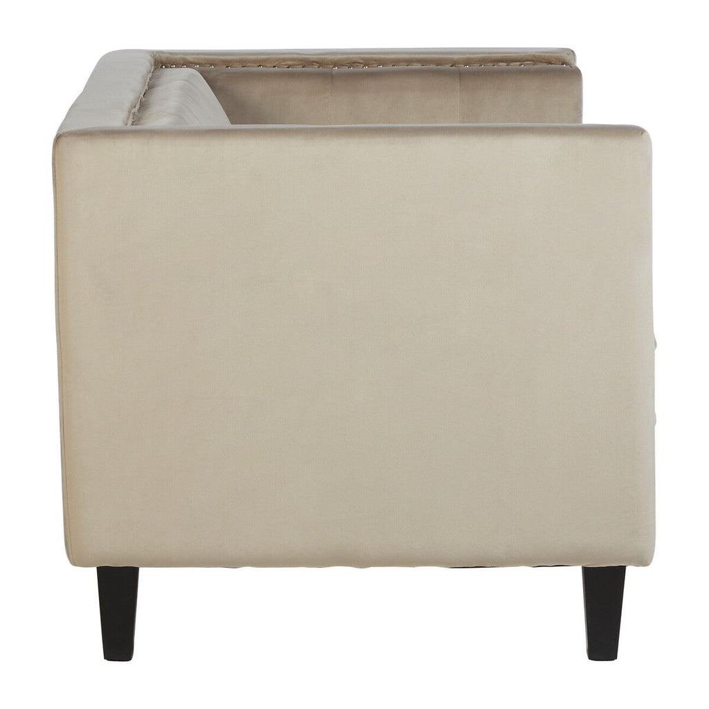 2 Seater Mink Velvet Sofa, Felisa