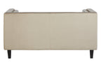 2 Seater Mink Velvet Sofa, Felisa
